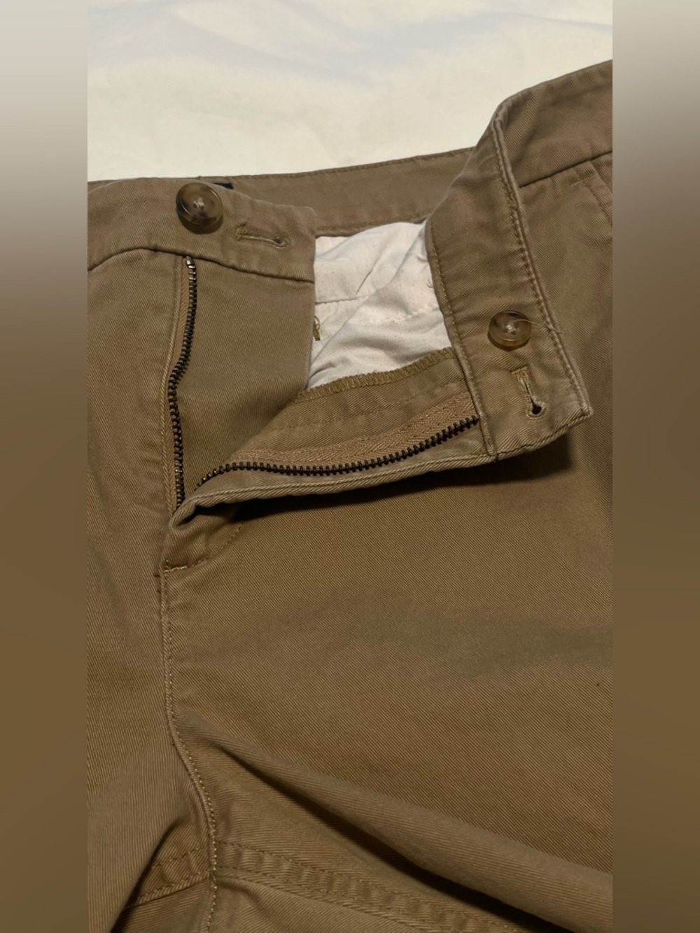 J. CREW Women’s Camel HIGH- RISE GIRLFRIEND CHINO Straight-Leg Pants Size 10 - Picture 11 of 16